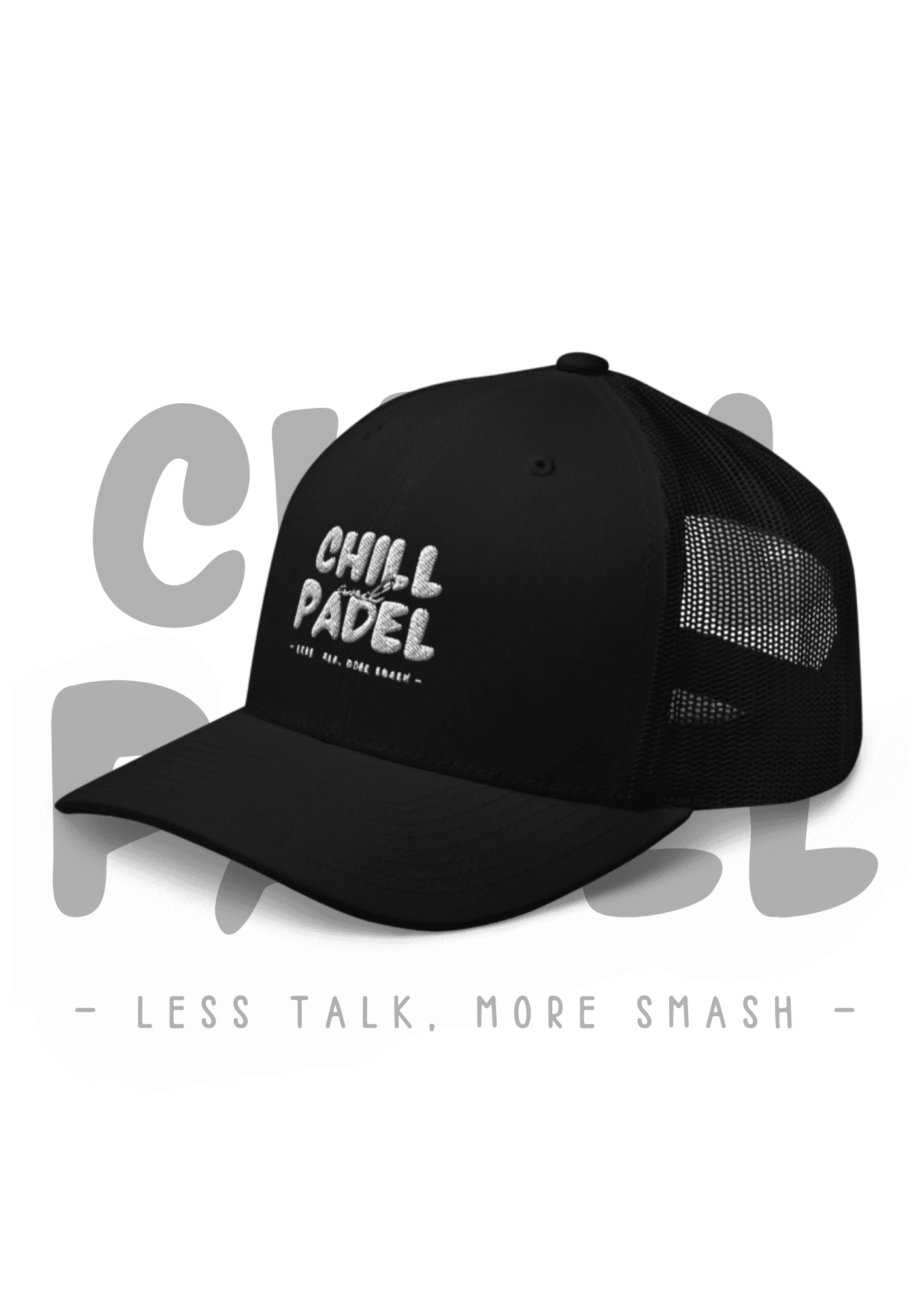 Casquette Chill and Padel – Trucker Classic Logo