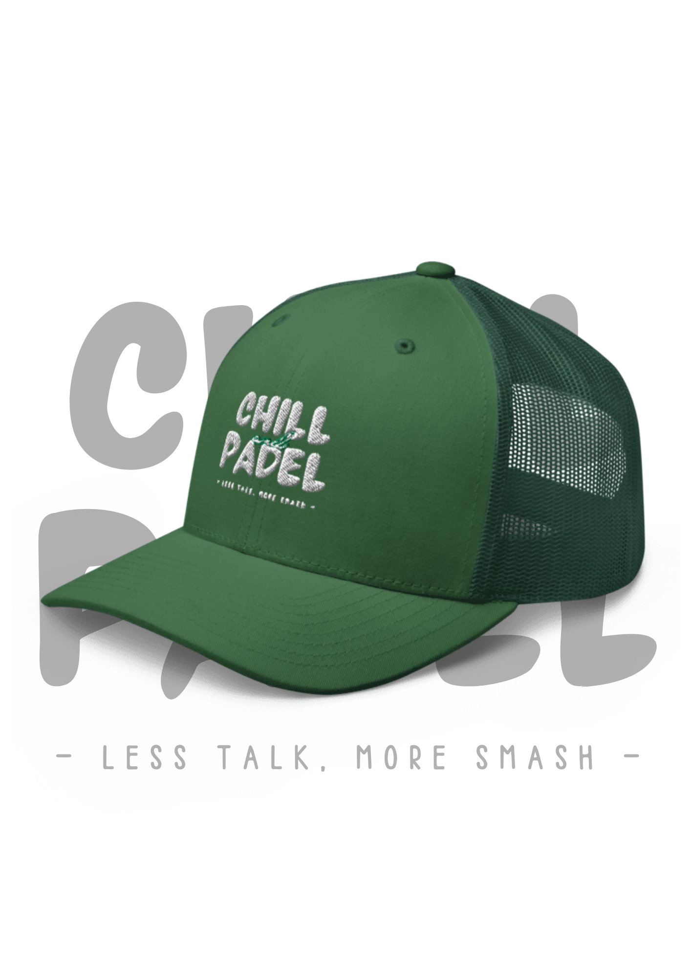 Casquette Chill and Padel – Trucker Classic Logo