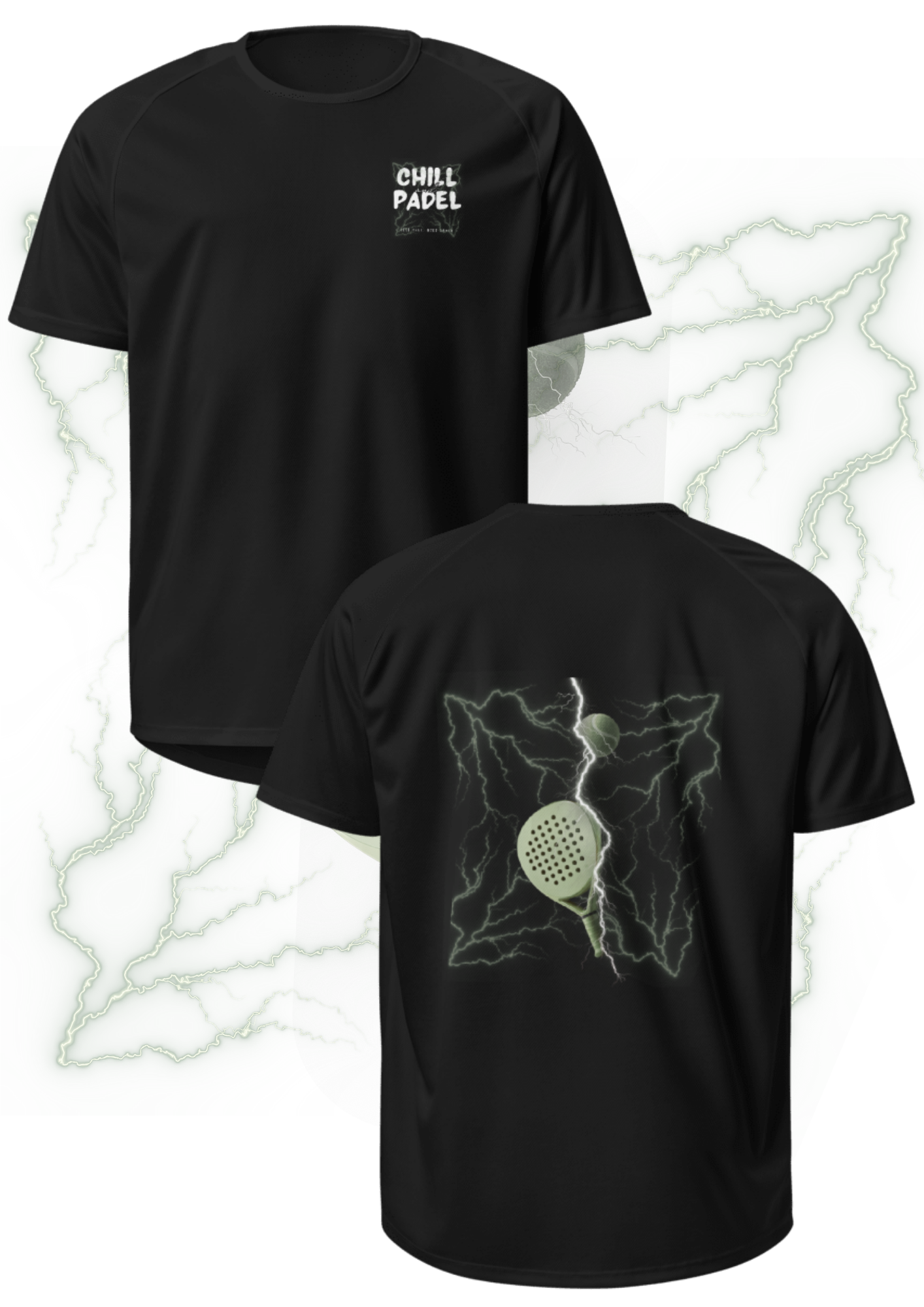 T-shirt Sport Chill and Padel – Édition Énergie